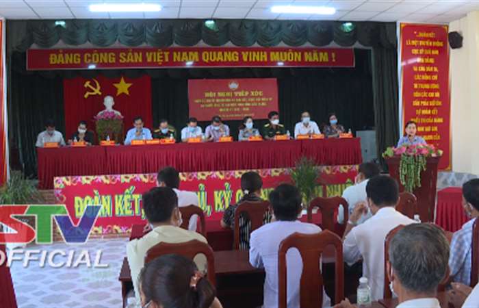 Ứng cử viên đại biểu Quốc hội và HĐND tỉnh tiếp xúc cử tri xã Thạnh Tân, xã Tuân Tức 